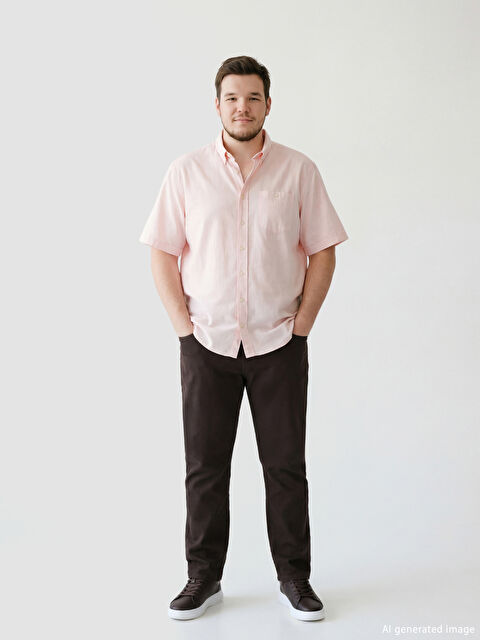 LCWAIKIKI Classic Slim Fit Γκαμπαρντίνα Chino Παντελόνι για άνδρες - S61882Z8-1KM