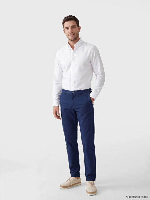LCWAIKIKI Classic Slim Fit Gabardin Erkek Chino Pantolon
