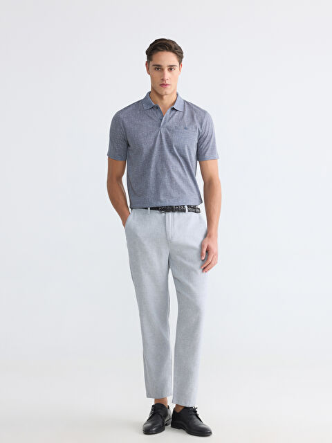 LCWAIKIKI Classic Regular Fit Keten Karışımlı Erkek Chino Pantolon