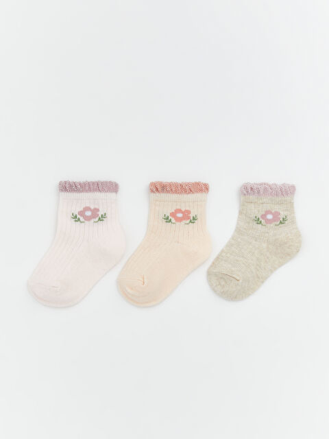 LCW Kids Baby Girl PINK Ankle Socks - S61907Z1-FDK