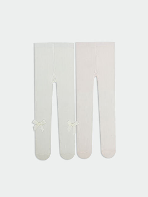 LCW baby جوارب طويلة بيج فاتح / ايكرو طفلة - S61952Z1-R9J