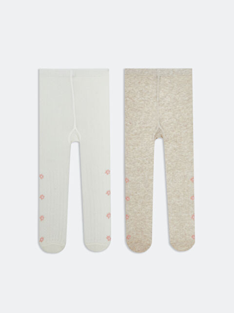 LCW baby Baby Girl ECRU Tights - S61969Z1-R9J