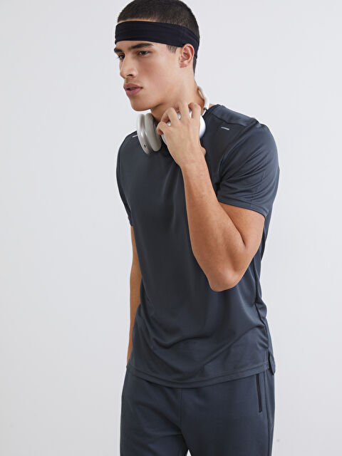 XSIDE ACTIVE Bisiklet Yaka Erkek Spor Tişört - S61986Z8-LZF