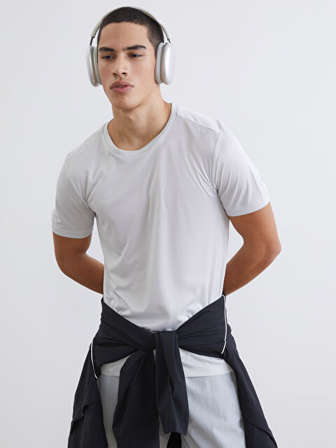 XSIDE ACTIVE Bisiklet Yaka Erkek Spor Tişört - S61986Z8-SHL