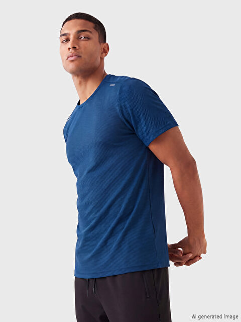 XSIDE ACTIVE Bisiklet Yaka Erkek Spor Tişört