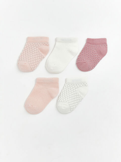 LCW baby Kız Bebek Patik Çorap 5'li - S62027Z1-JM1