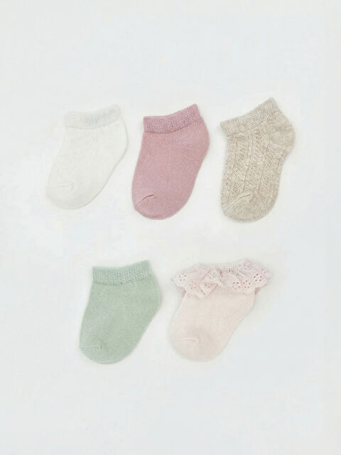 LCW baby جوارب رياضية وردي طفلة - S62032Z1-FDK