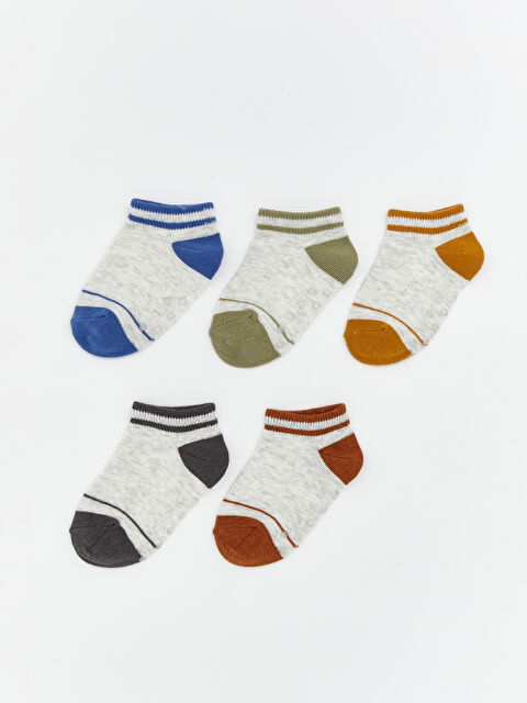 LCW baby Erkek Bebek Patik Çorap 5'li Paket - S62096Z1-D2X