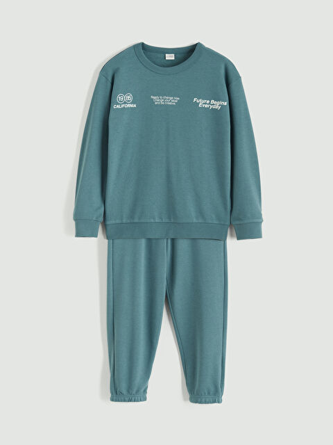 LCW Kids Baskılı Erkek Çocuk Eşofman Takım - S62121Z4-H7V