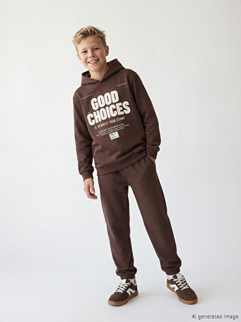 LCW Kids Beli Lastikli Erkek Çocuk Jogger Eşofman Altı