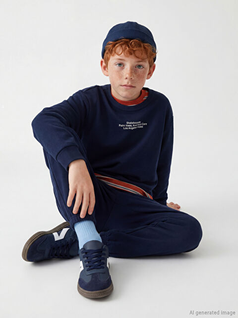 LCW Kids Baskılı Erkek Çocuk Eşofman Takım - S62135Z4-DWP