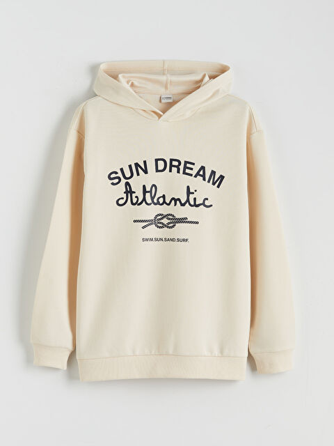 LCW Kids Boys' Hooded Sweatshirt - S62137Z4-FT0