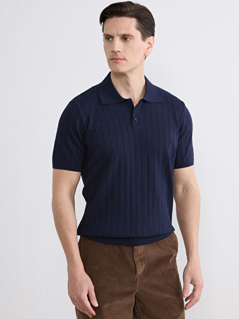 LCW Vision Polo Yaka Erkek Triko Kazak - S62194Z8-ZRJ