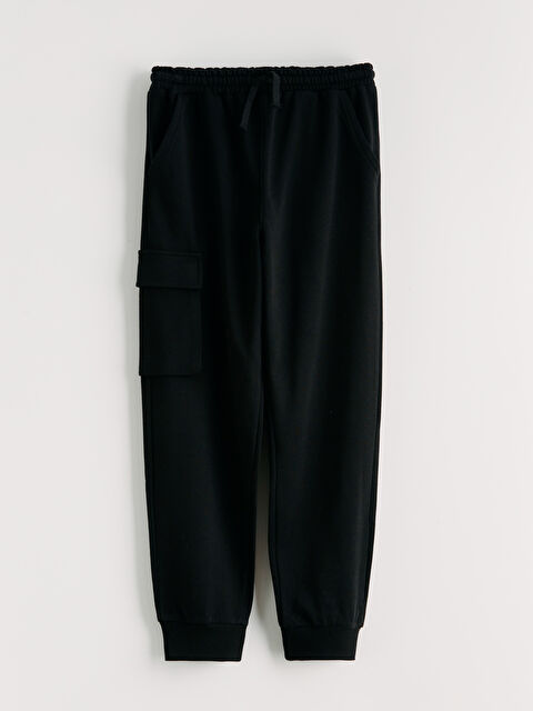 LCW Kids بنطال رياضي رياضي أسود ولد - S62211Z4-CVL