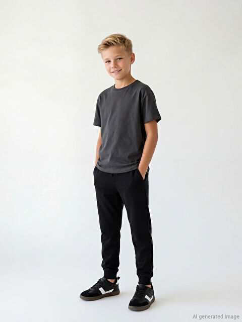 LCW Kids Beli Lastikli Erkek Çocuk Jogger Eşofman Altı - S62216Z4-CVL