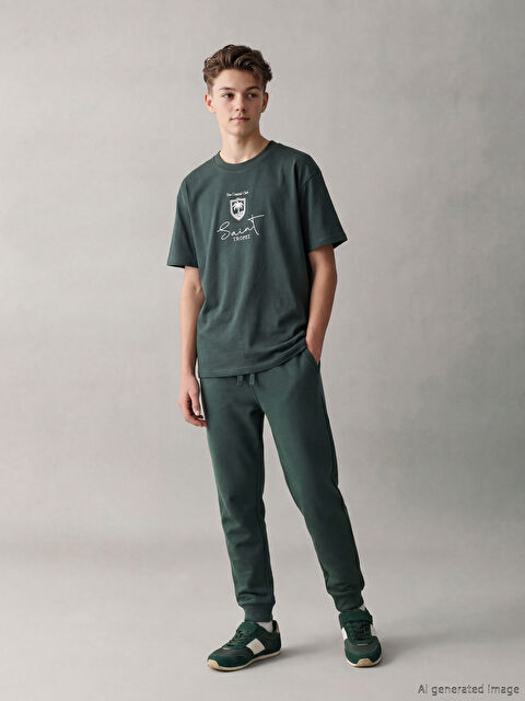 LCW Kids Beli Lastikli Erkek Çocuk Jogger Eşofman Altı