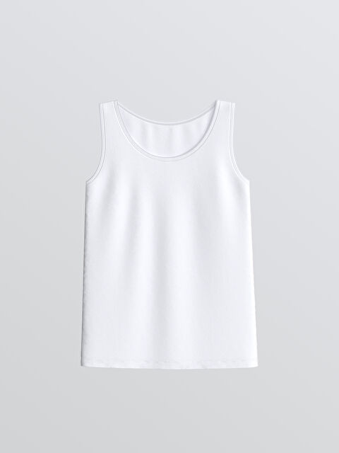 LCW Kids Girl WHITE Vest - S62243Z4-Q6K