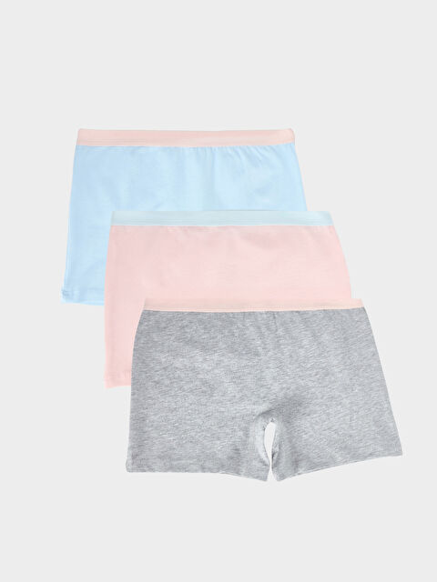 LCW Kids Kız Çocuk 3'lü Boxer - S62246Z4-QWQ