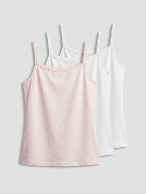 LCW Kids Girl WHITE Vest - S62273Z4-Q6K