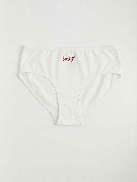 LCW Kids Kız Çocuk Baskılı Pamuklu Külot - S62290Z4-FDU