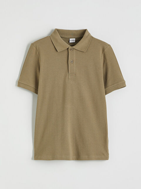 LCW Kids Polo Yaka Erkek Çocuk Tişört	 - S62340Z4-GYP