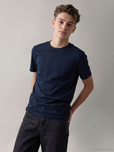 LCW Kids Basic Erkek Çocuk Tişört