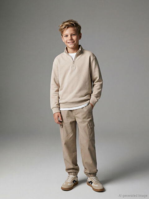 LCW Kids Regular Fit Erkek Çocuk Jogger Pantolon - S62371Z4-YJC