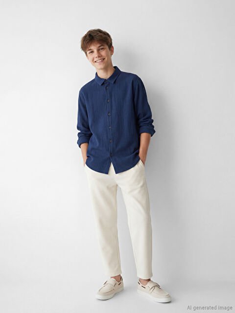 LCW Kids Beli Lastikli Erkek Çocuk Pantolon - S62374Z4-R9J