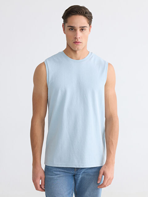 LCWAIKIKI Classic Bisiklet Yaka Erkek Kolsuz Tişört