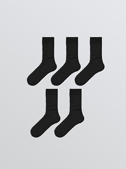 LCW ACCESSORIES Basic Erkek Soket Çorap 5'li  - S62550Z8-HEG