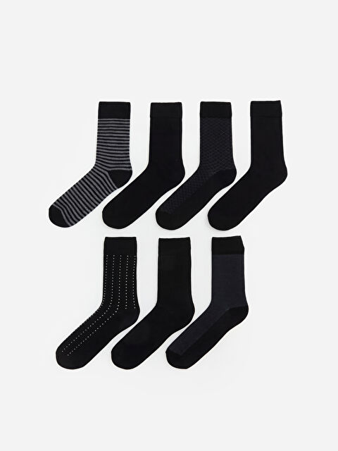 LCW ACCESSORIES Desenli Erkek Soket Çorap 7'li - S62553Z8-K00