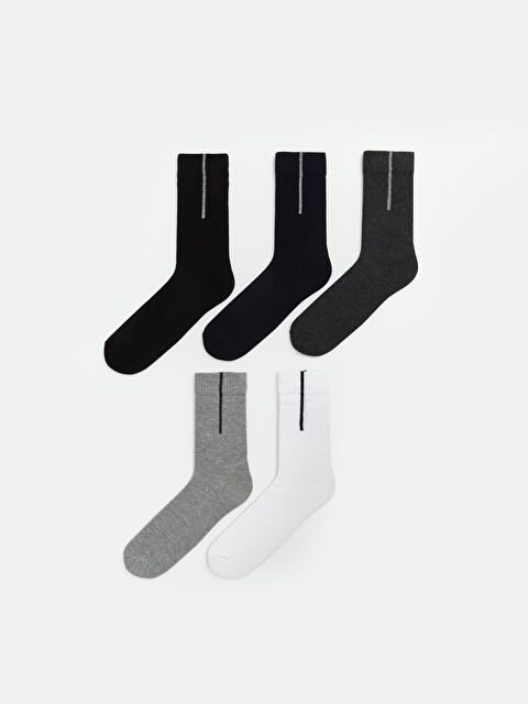 LCW ACCESSORIES  Çizgili Erkek Soket Çorap 5'li - S62555Z8-K00