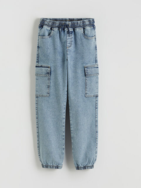 LCW Kids Erkek Çocuk Kargo Jean Pantolon - S62644Z4-311