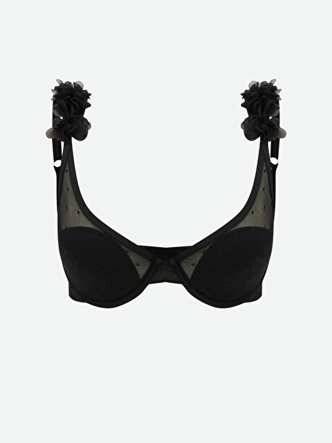 LCW DREAM Balenli Dolgusuz Çiçek Detaylı Fantezi Sütyen - S62673Z8-CVL