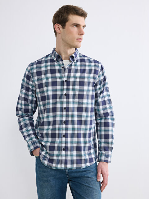 LCWAIKIKI Classic Man GREEN Shirt - S62686Z8-LME