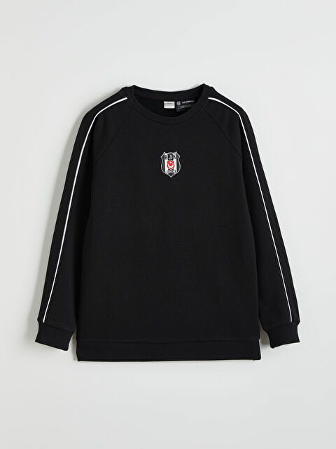 LCW Kids Beşiktaş Nakışlı Erkek Çocuk Sweatshirt
