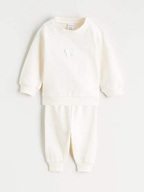 LCW baby Baby Girl BEIGE Set - S63054Z1-YG7