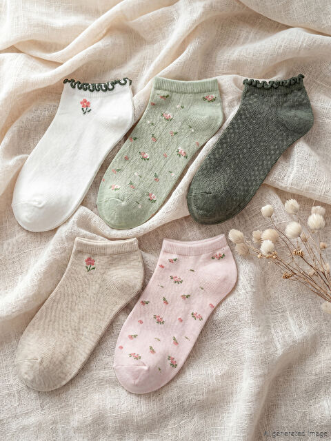 LCW DREAM Șosete scurte sport OCRU Femeie