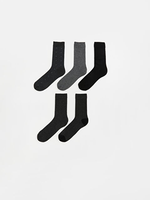 LCW ACCESSORIES Erkek Bambu Soket Çorap 5'li - S63182Z8-K00