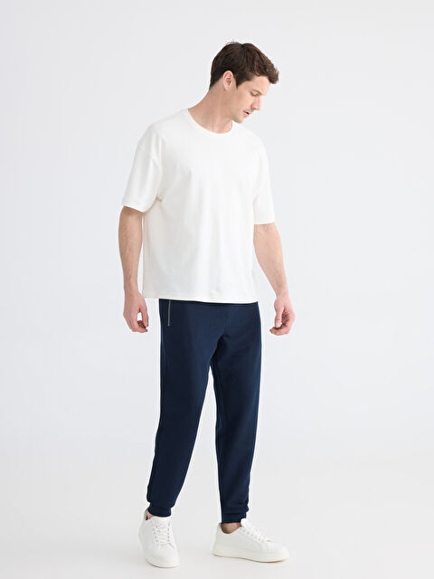 LCWAIKIKI Classic TAMNO PLAVA Jogger trenerke Muškarac - S63189Z8-RFH