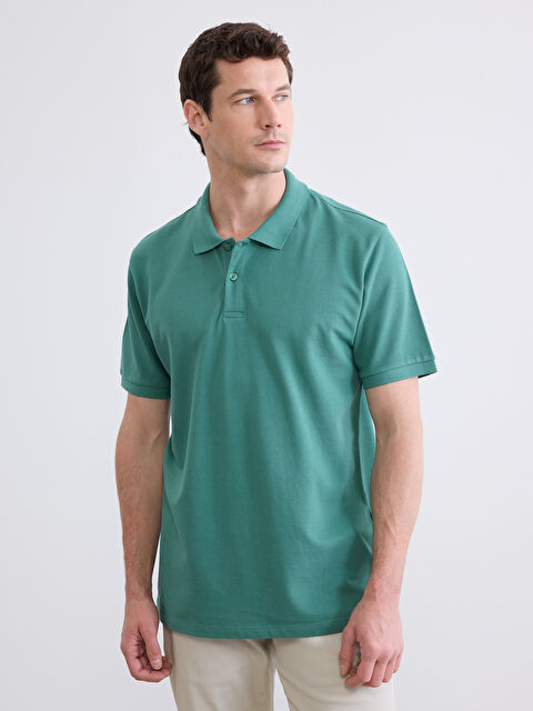 LCWAIKIKI Classic Polo Collar Pique Men's T-Shirt - S63309Z8-ZPG