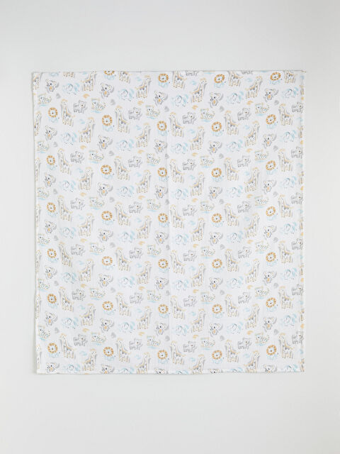 LCW ACCESSORIES Baskılı Pamuklu Bebek Battaniyesi 90x100 cm - S63318Z1-LRB