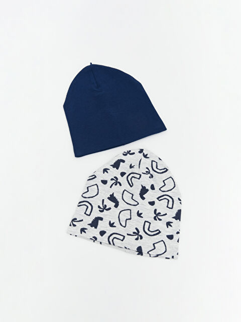 LCW ACCESSORIES Baskılı Erkek Bebek Bere 2'li - S63387Z1-LRW