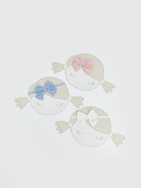 LCW ACCESSORIES Fiyonk Figürlü Kız Bebek Saç Bandı 3'lü - S63430Z1-VHC
