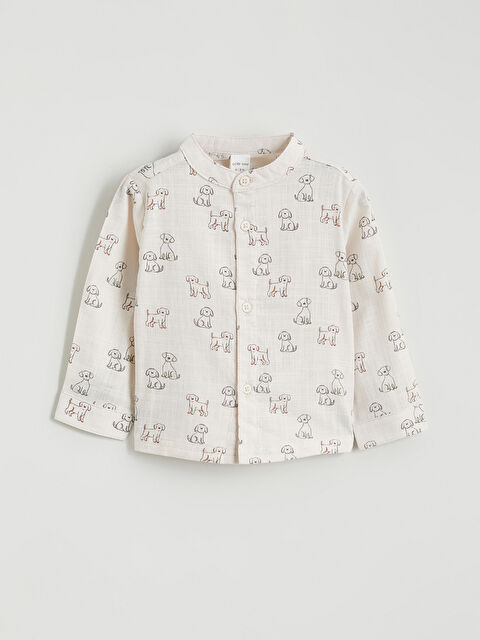 LCW baby Hakim Yaka Erkek Bebek Gömlek - S63441Z1-LRB