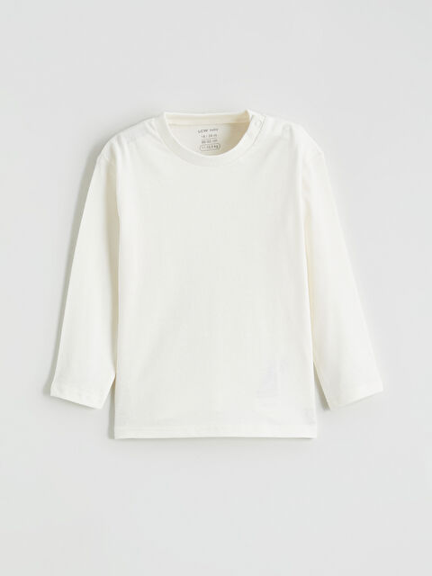 LCW baby Bisiklet Yaka Erkek Bebek Tişört - S63479Z1-FDW