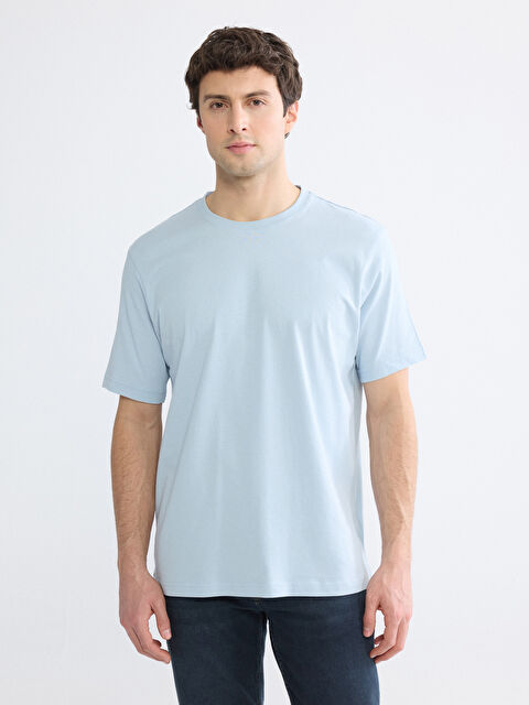 LCWAIKIKI Classic تي شيرت رجالي محبوك بياقة دائرية - S63489Z8-Z2P