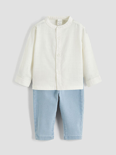 LCW baby Baby Boy ECRU Set - S63515Z1-FDU