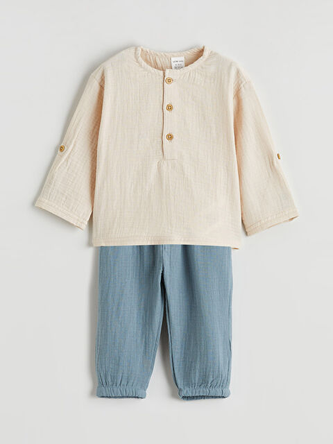 LCW baby Baby Boy BEIGE Set - S63521Z1-DEE