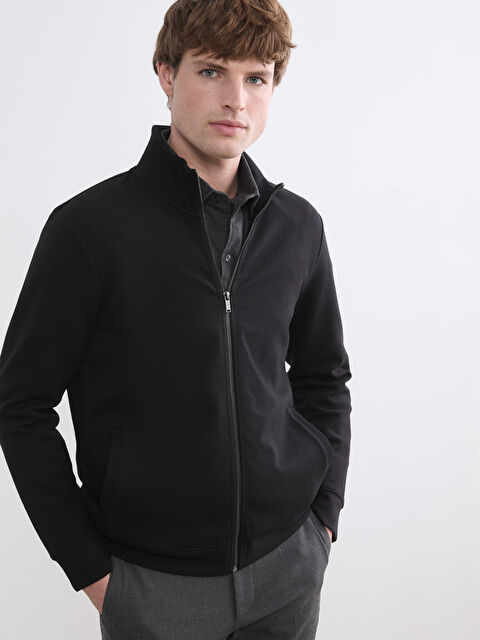 SOUTHBLUE Мъжки суитшърт с цип в класическа кройка - S63528Z8-CVL